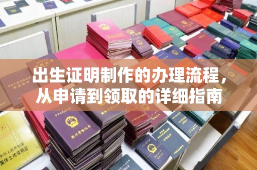 山东出生证明制作的办理流程，从申请到领取的详细指南